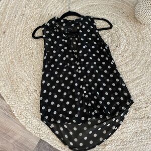 Polka dot top small